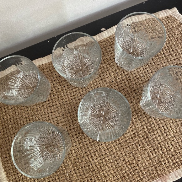 (6) SET VINTAGE ITALIAN CRYSTAL WHISKEY SCOTCH GLASSES - Picture 9 of 14